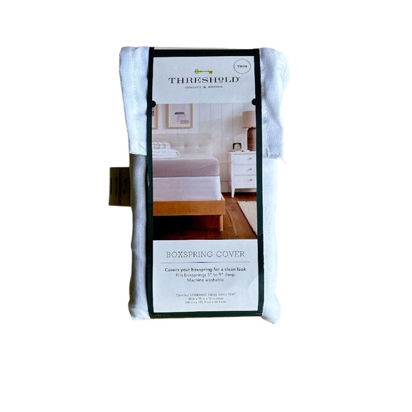 Threshold Bedding Threshold Twin Boxspring Cover White Covers For A